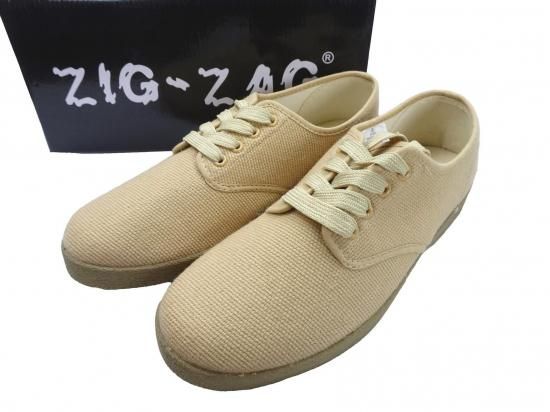ZIG ZAG  Men's Loafer Oxford Shoes Winos Shoes  #7201 Beige / Gum Sole