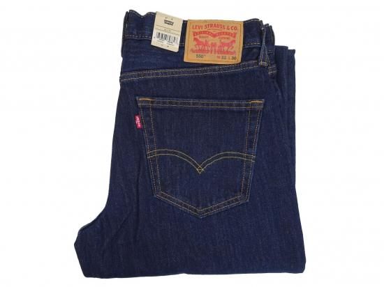 <img class='new_mark_img1' src='https://img.shop-pro.jp/img/new/icons8.gif' style='border:none;display:inline;margin:0px;padding:0px;width:auto;' />LEVI'S 550 ꡼Х Relaxed Fit Jeans Rinse Dark-wash åեå å L30 Non-stretch