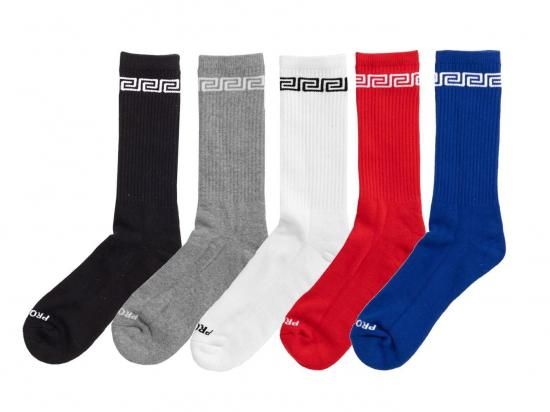 <img class='new_mark_img1' src='https://img.shop-pro.jp/img/new/icons8.gif' style='border:none;display:inline;margin:0px;padding:0px;width:auto;' />PRO CLUB ץ  PC LINK CREW SOCKS 5 COLOR