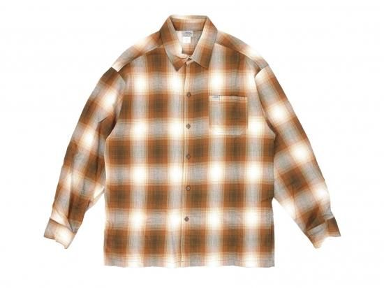 <img class='new_mark_img1' src='https://img.shop-pro.jp/img/new/icons8.gif' style='border:none;display:inline;margin:0px;padding:0px;width:auto;' />CalTop ȥåסLong Sleeve Flannel Shirt եͥ륷 CARAMEL