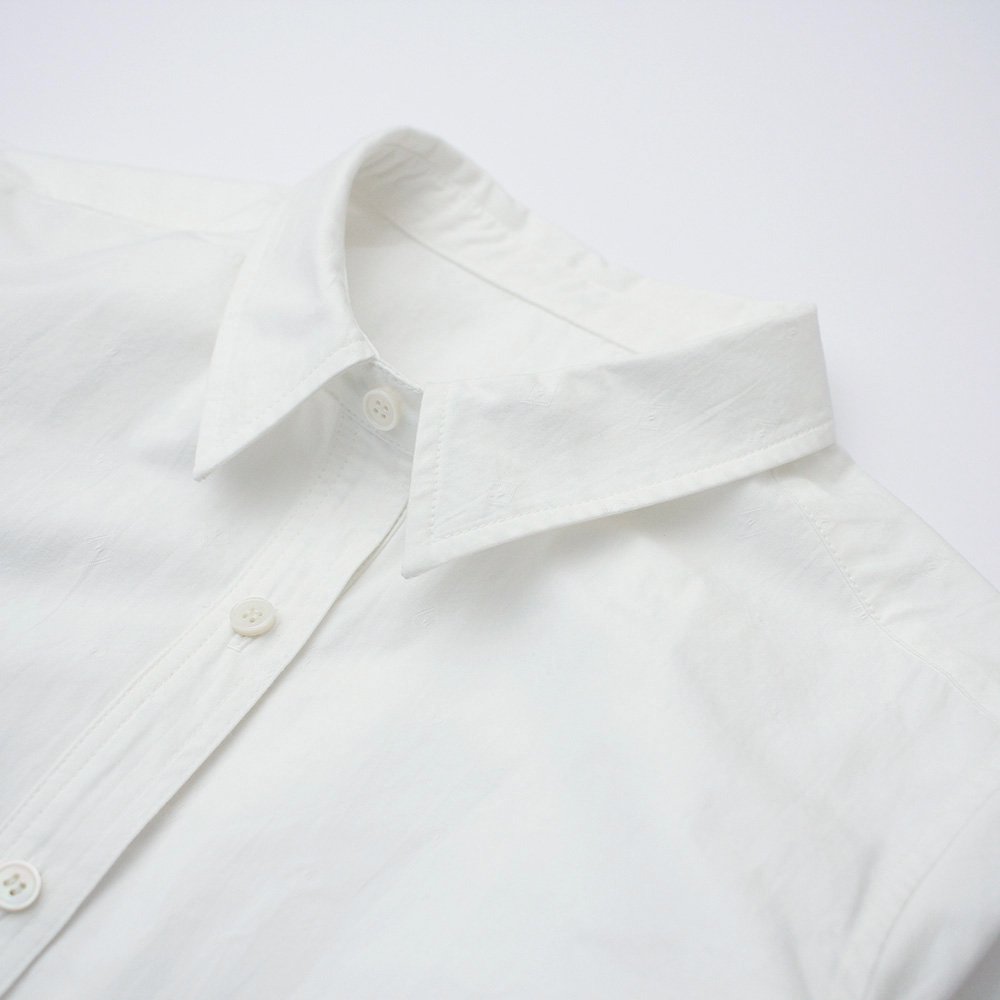 定番ポケット付きシャツ（柄ジャガード） / オーガニックコットン