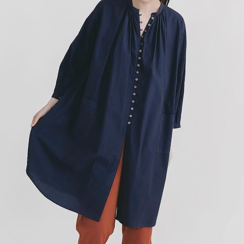 新品タグ付き NADELL チュニック オーガニックコットン 公式】オーガニックコットン ループボタンチュニック | NADELL