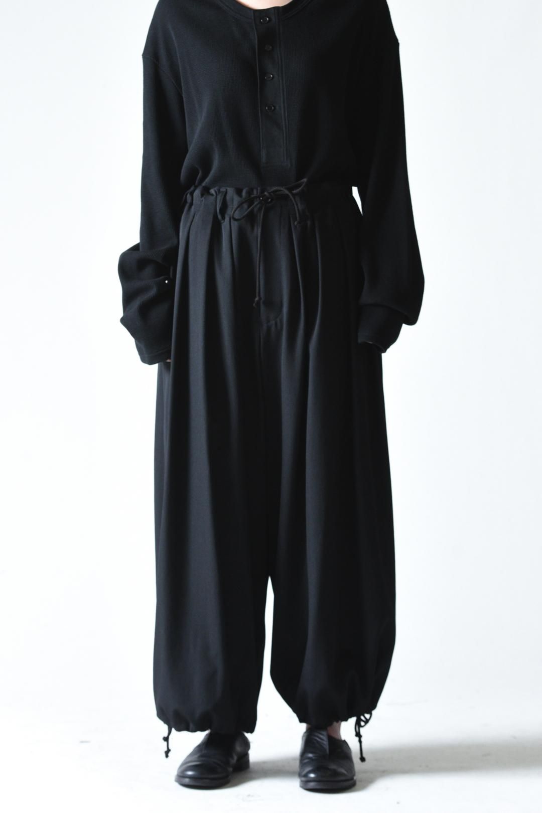 Yohji Yamamoto POUR HOMME ウールギャバ定番バルーンパンツ Yohji Yamamoto POUR HOMME ウールギャバ定番バルーンパンツ