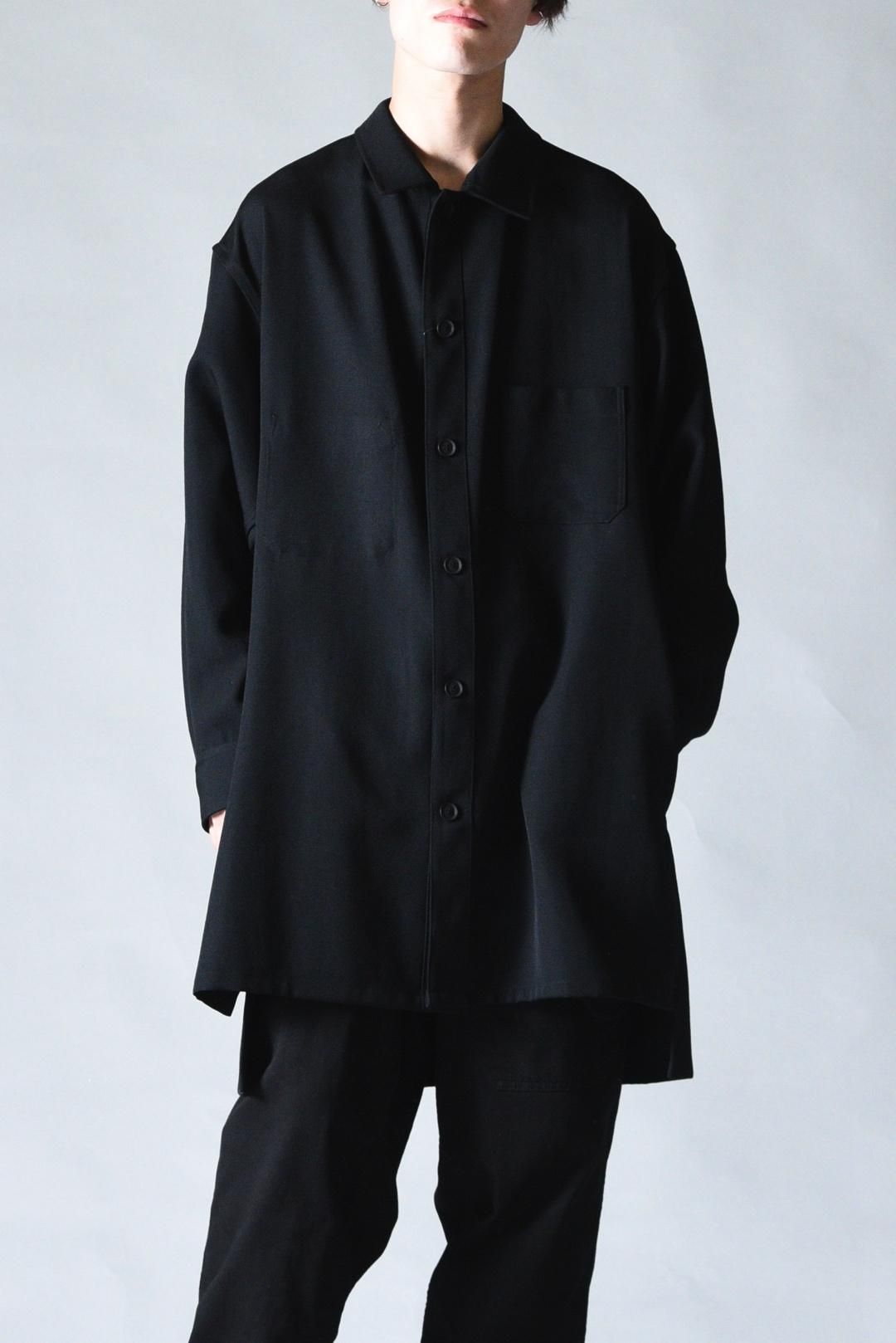 Yohji Yamamoto POUR HOMME アーミーギャバジンビッグブラウス Yohji Yamamoto POUR HOMME アーミーギャバジンビッグブラウス