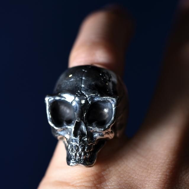 GOTHIC YOHJI YAMAMOTO シルバー950 エイリアンスカルリング - Ka na