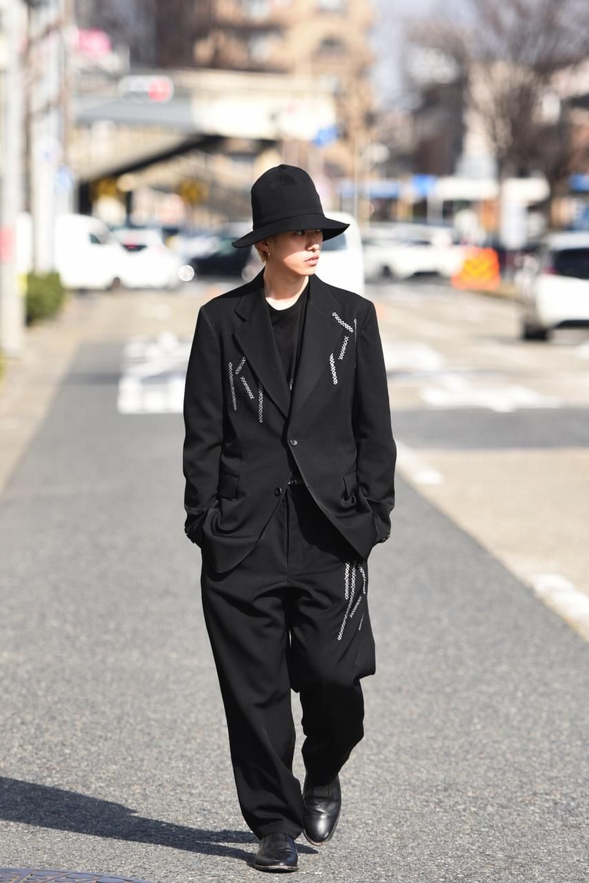 ヨウジヤマモト Yohji Yamamoto ジャケット ウールギャバ 22SS