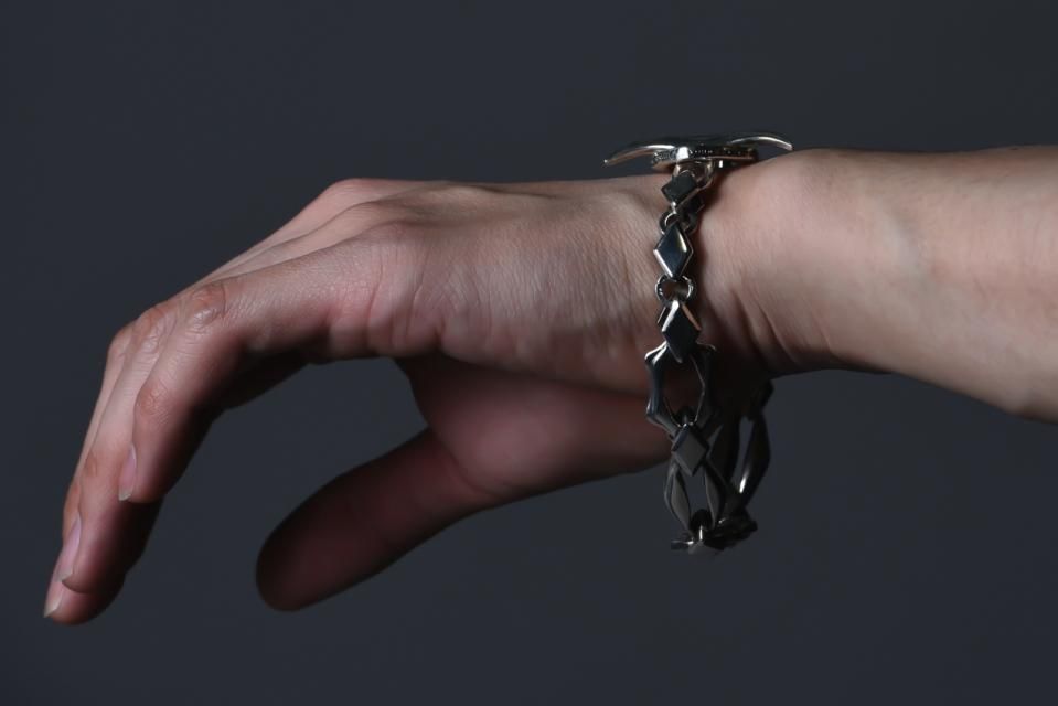 GOTHIC YOHJI YAMAMOTO シルバー950 ゴシックブレスレット - Ka GOTHIC YOHJI YAMAMOTO シルバー950 ゴシックブレスレット - Ka