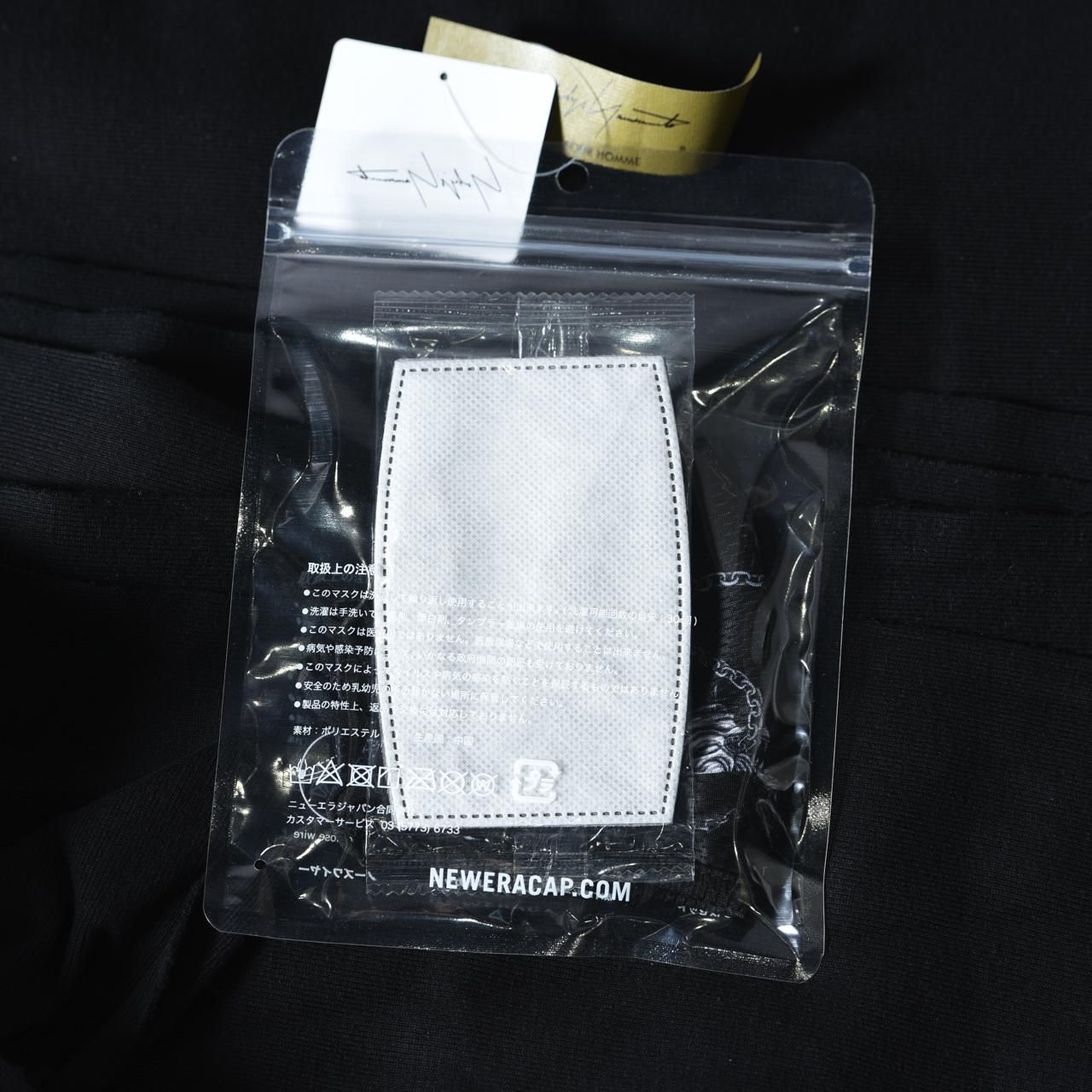 Yohji Yamamoto POUR HOMME × NEW ERA Face Covering Mask Yohji Yamamoto POUR HOMME × NEW ERA Face Covering Mask