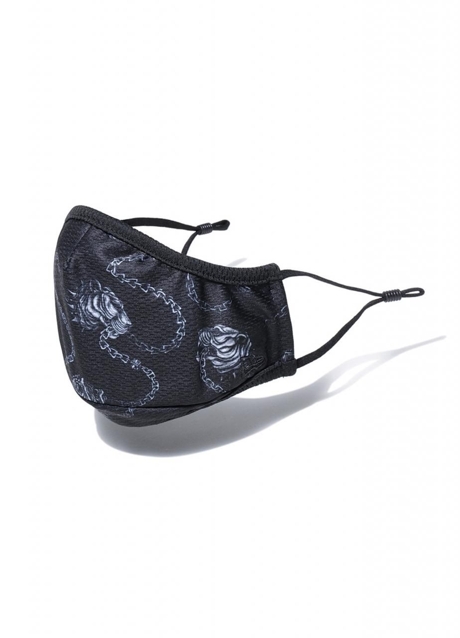 ヨウジヤマモト　マスク MASK WITH BUCKLE BLACK - Yohji Yamamoto POUR HOMME(ヨウジ