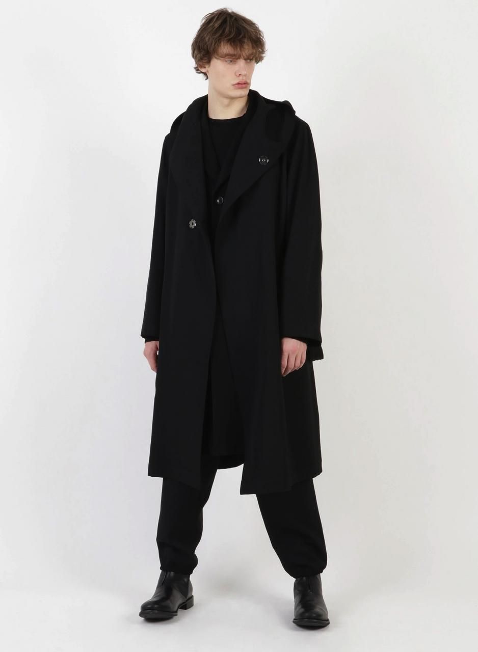 Yohji Yamamoto POUR HOMME シワギャバフードコート - Ka na ta,Yohji Yamamoto取扱 Dear  Joze. の通販サイト