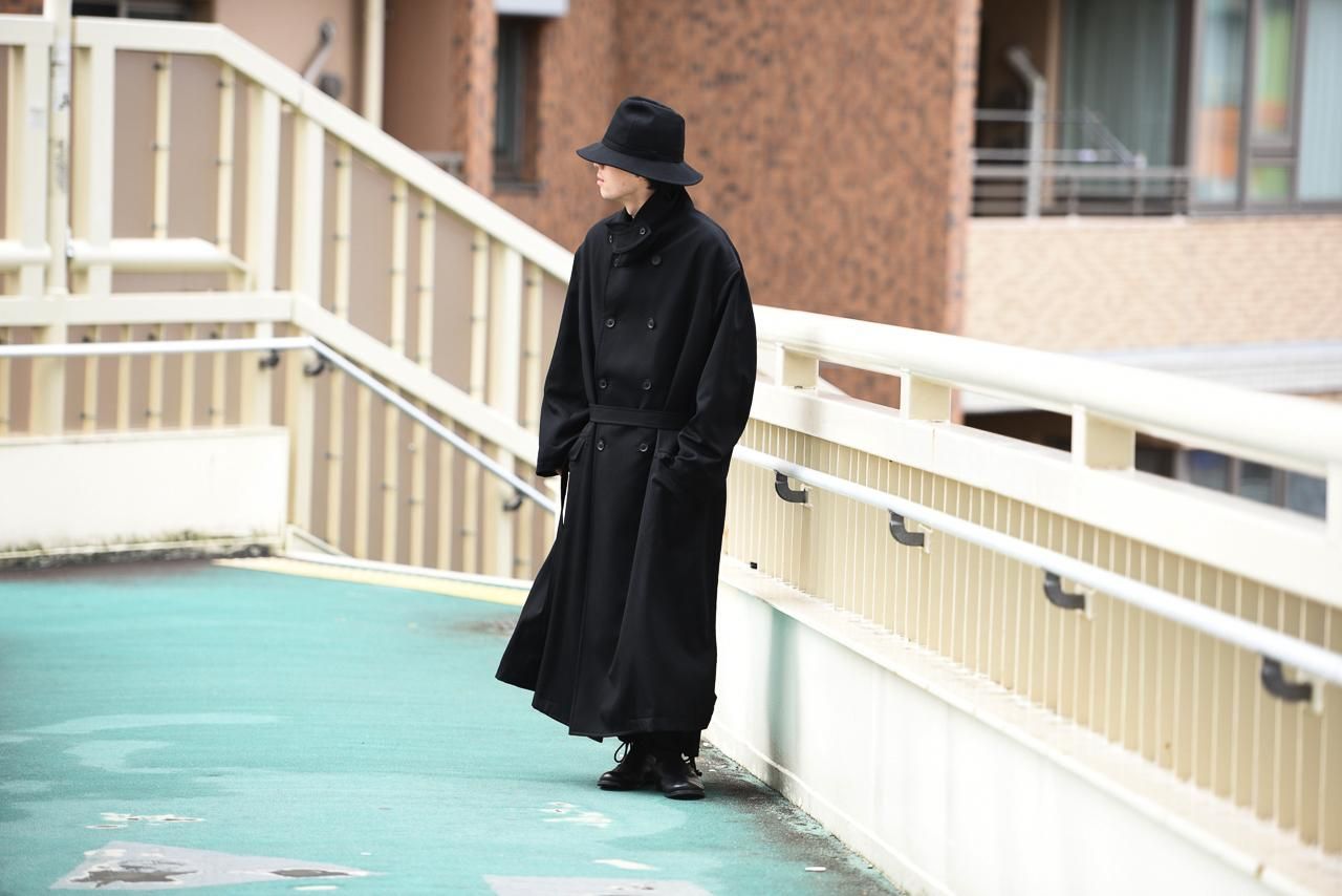 品質検査済 ヨウジヤマモトオム ギャバビッグショートコートビッグ