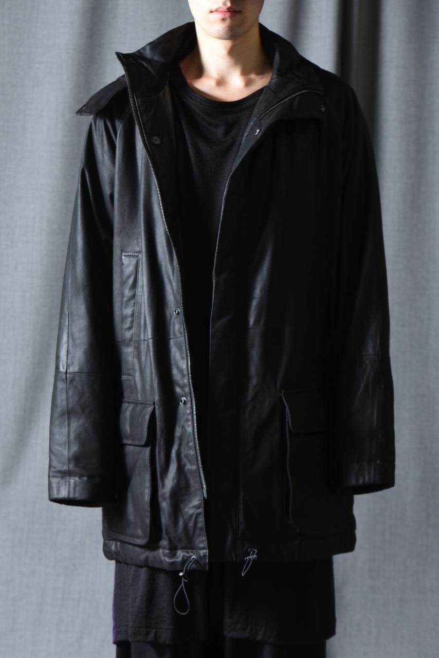 Yohji Yamamoto 羊革ブラックダウンジャケット DOWN JACKET | Yohji Yamamoto (ヨウジヤマモト) Official Site