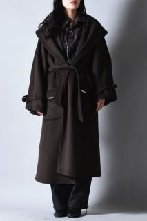 SUÉSADA Hood Coat brown