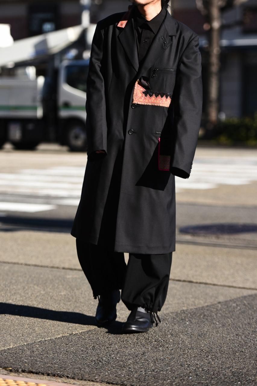 Y's BANG ON! 古布ロングジャケット/ピエス・ユニック(一点物) - Ka na