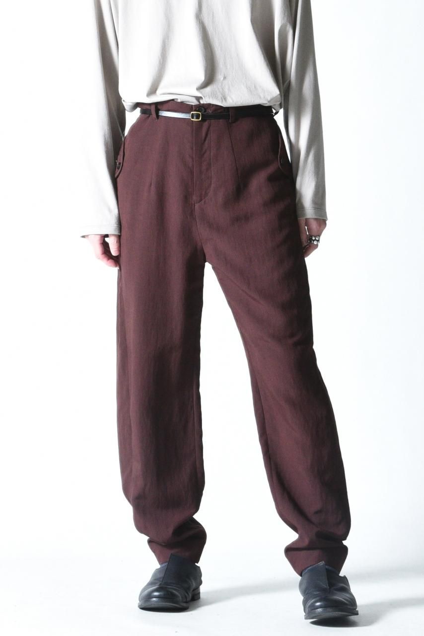 Ka na ta S pants brown - Ka na ta,Yohji Yamamoto取扱 Dear Ka na ta S pants brown - Ka na ta,Yohji Yamamoto取扱 Dear