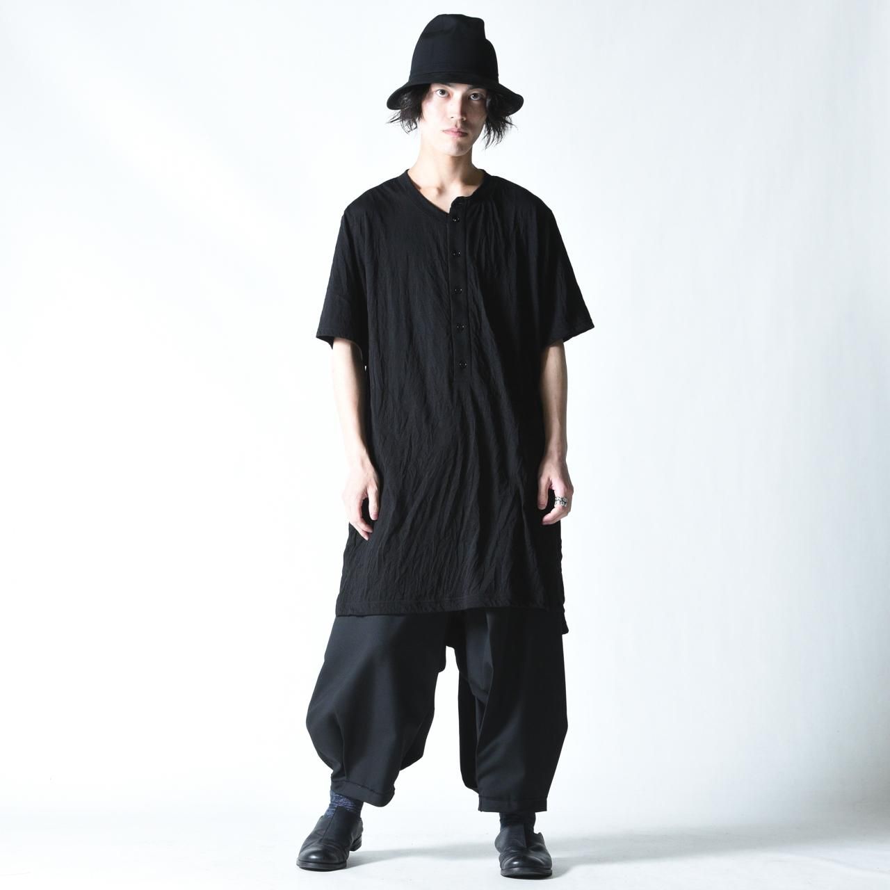 Ground Y シワ加工ヘンリーネックSSロングカットソー - Ka na ta Ground Y シワ加工ヘンリーネックSSロングカットソー - Ka na ta