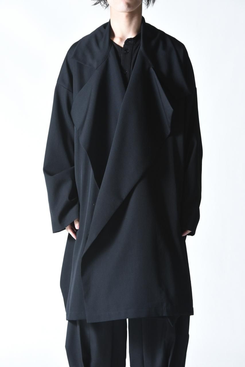 91AW Yohji Yamamoto Pourhomme ウールギャバコート