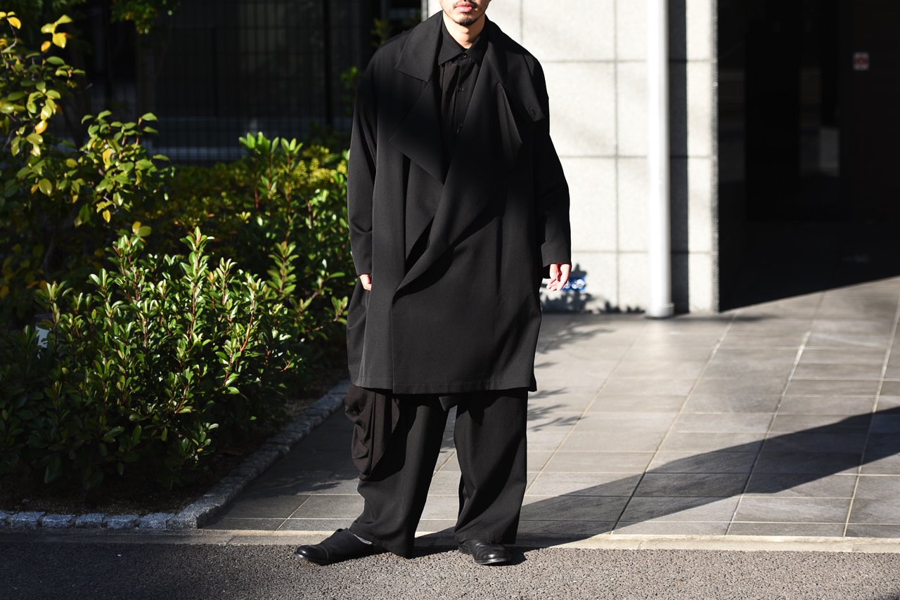 Yohji Yamamoto POUR HOMME シワギャバテロテロコート - Ka na ta