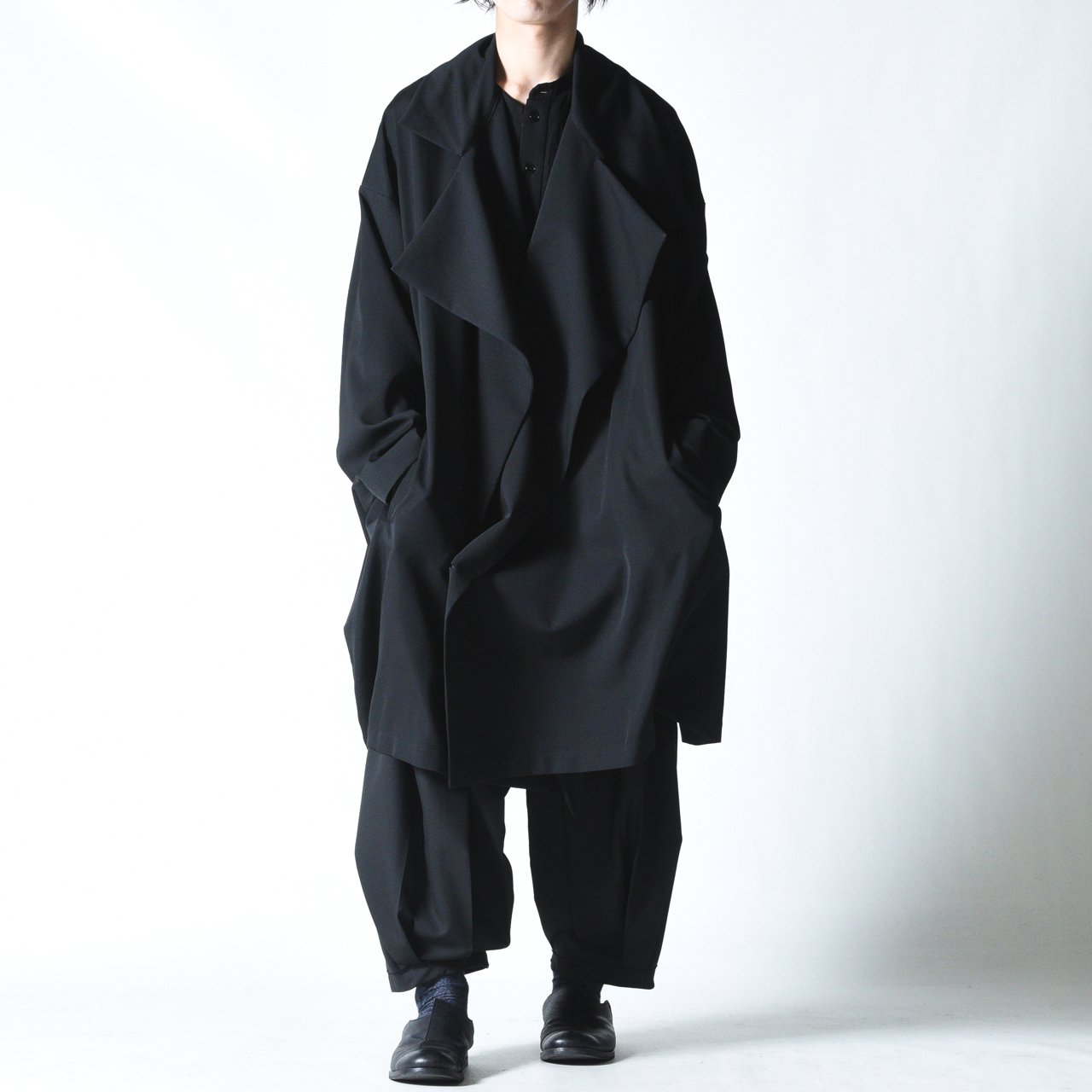 Yohji Yamamoto POUR HOMME シワギャバテロテロコート - Ka na