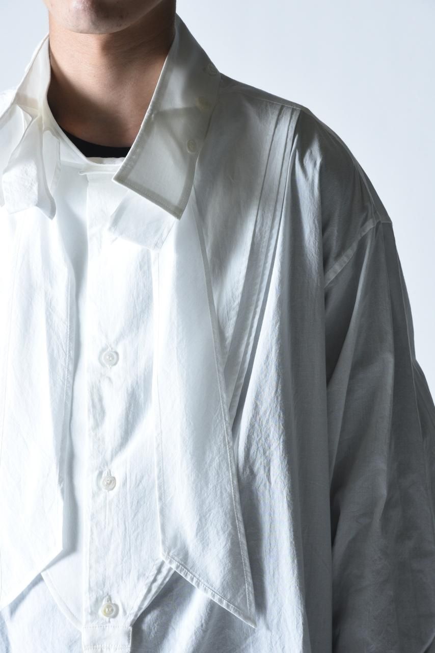 Yohji Yamamoto POUR HOMME アシンメトリービッグブラウス - Ka Yohji Yamamoto POUR HOMME アシンメトリービッグブラウス - Ka