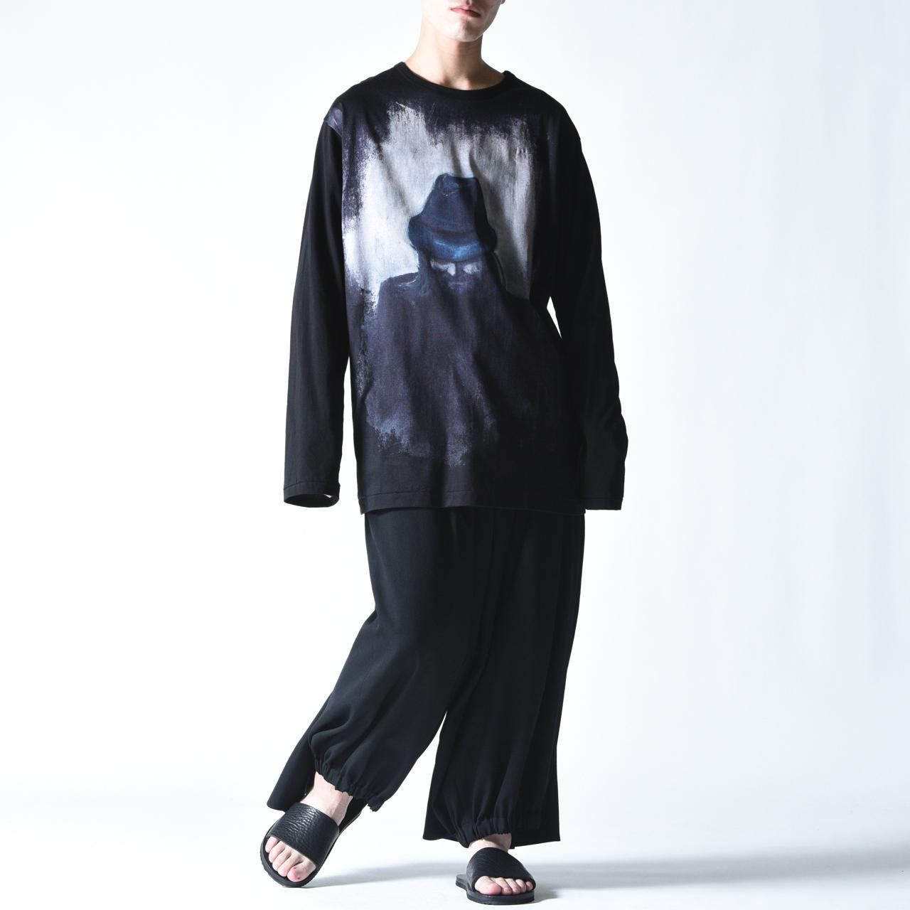 Yohji Yamamoto POUR HOMME 「山本耀司」プリントBIGカットソー