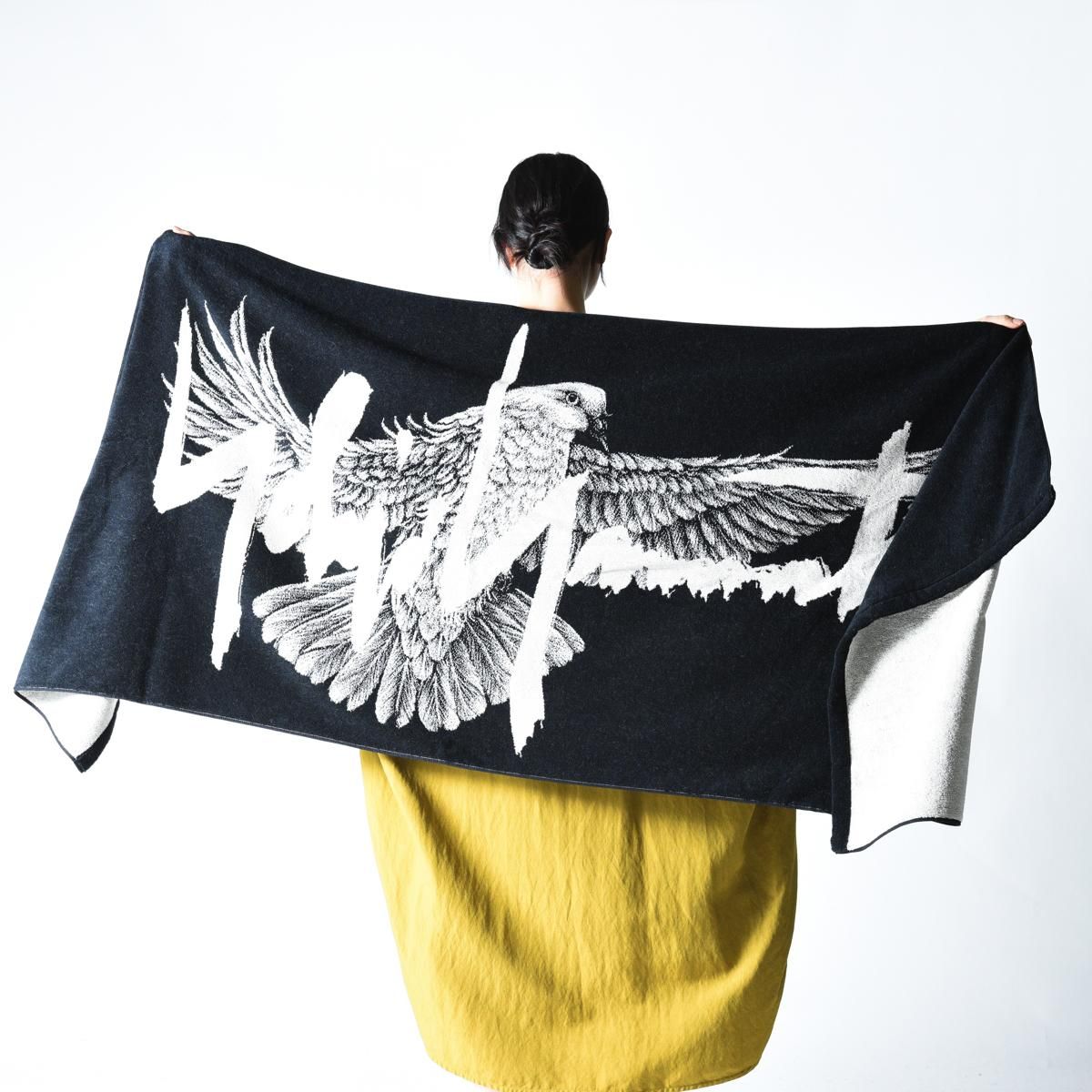 Yohji Yamamoto MAISON BIRD BIG BATH TOWEL - Ka na ta,Yohji