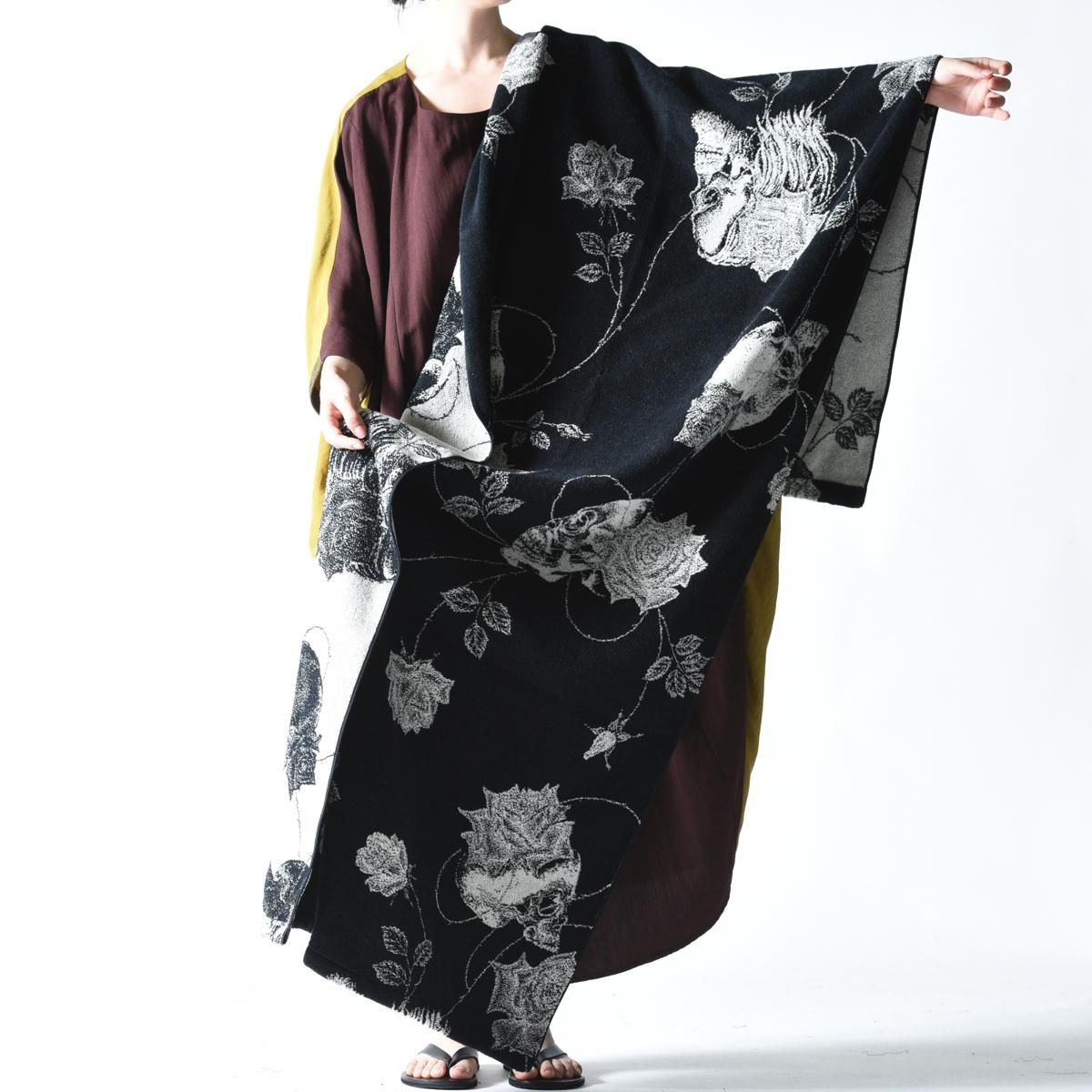Yohji Yamamoto MAISON SKULL ROSE BIG BATH TOWEL - Ka na ta