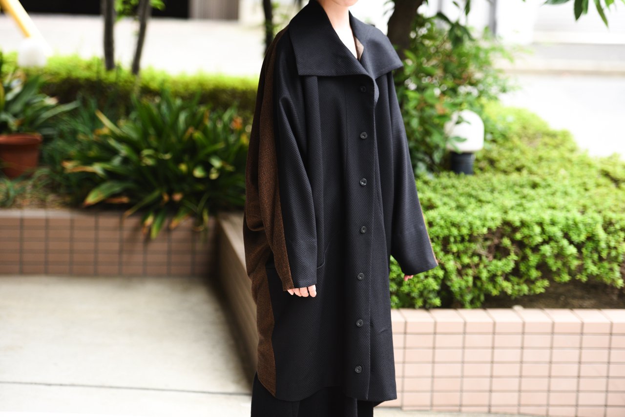 Ka na ta ice coat black×brown - Ka na ta,Yohji Yamamoto取扱 Dear Joze. の通販サイト
