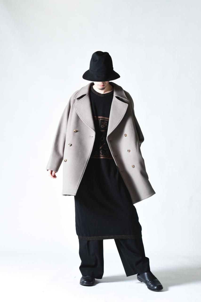 Ka na ta half trench coat gray - Ka na ta,Yohji Yamamoto取扱 Dear