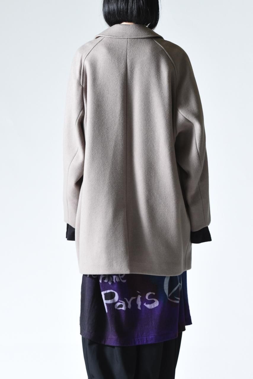 Ka na ta half trench coat gray - Ka na ta,Yohji Yamamoto取扱 Ka na ta half trench coat gray - Ka na ta,Yohji Yamamoto取扱