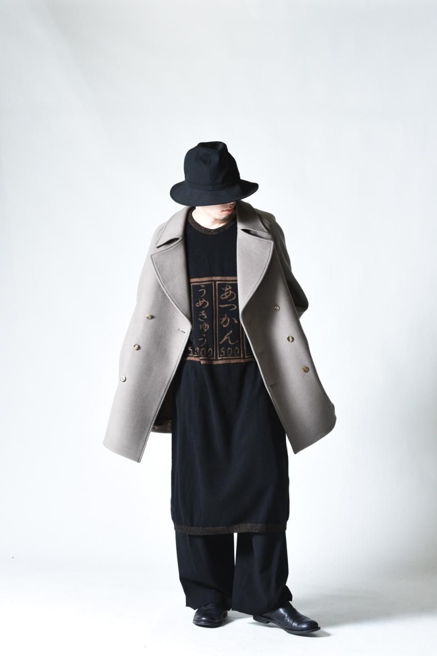 Ka na ta half trench coat gray - Ka na ta,Yohji Yamamoto取扱 Ka na ta half trench coat gray - Ka na ta,Yohji Yamamoto取扱