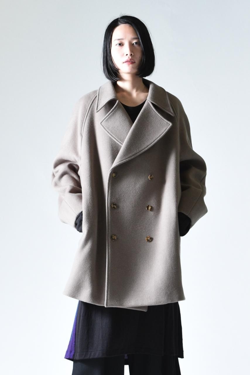 Ka na ta half trench coat gray - Ka na ta,Yohji Yamamoto取扱 Ka na ta half trench coat gray - Ka na ta,Yohji Yamamoto取扱