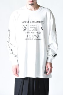 Yohji Yamamoto POUR HOMME×NEIGHBORHOOD YN. CREW NECK LS white