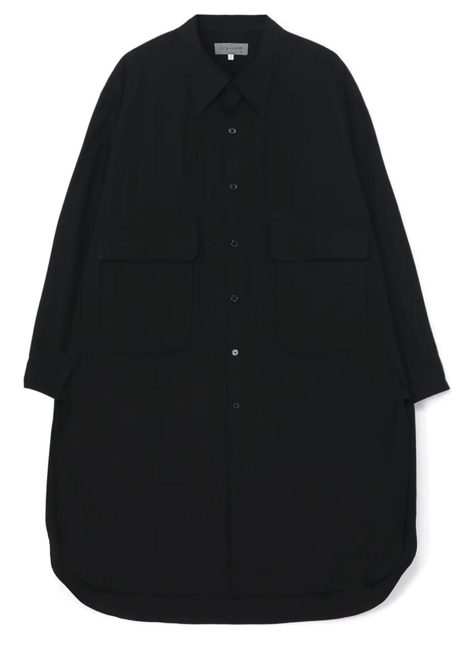 Yohji Yamamoto POUR HOMME 100番双糸ブロードビッグシャツ - Ka Yohji Yamamoto POUR HOMME 100番双糸ブロードビッグシャツ - Ka