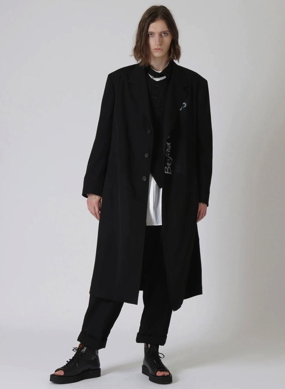 Yohji Yamamoto POUR HOMME 「心しずかに.」レイヤードコート - Ka Yohji Yamamoto POUR HOMME 「心しずかに.」レイヤードコート - Ka