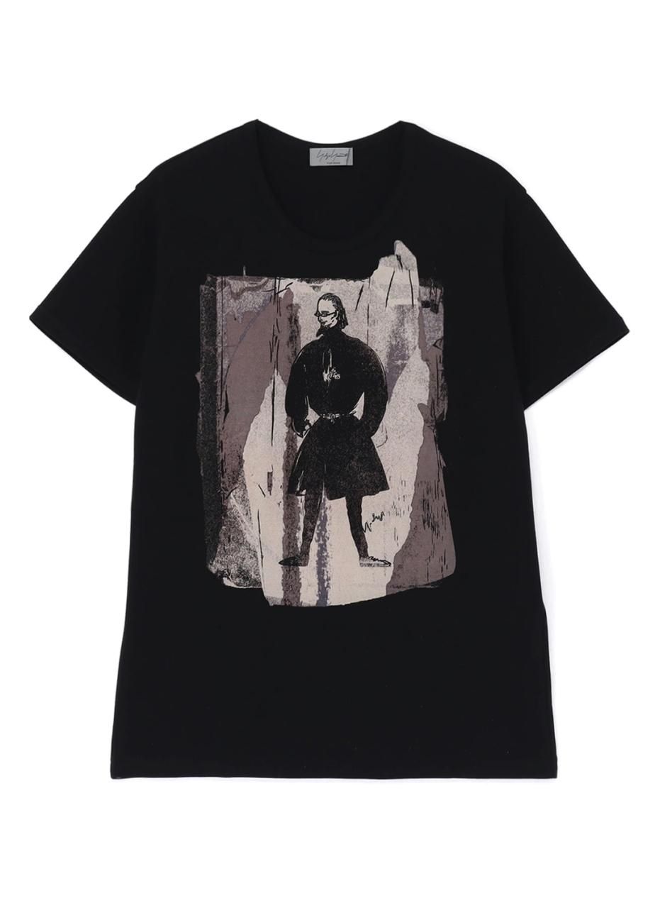 Yohji Yamamoto POUR HOMME デッサンカットソー 黒前姿 - Ka na Yohji Yamamoto POUR HOMME デッサンカットソー 黒前姿 - Ka na