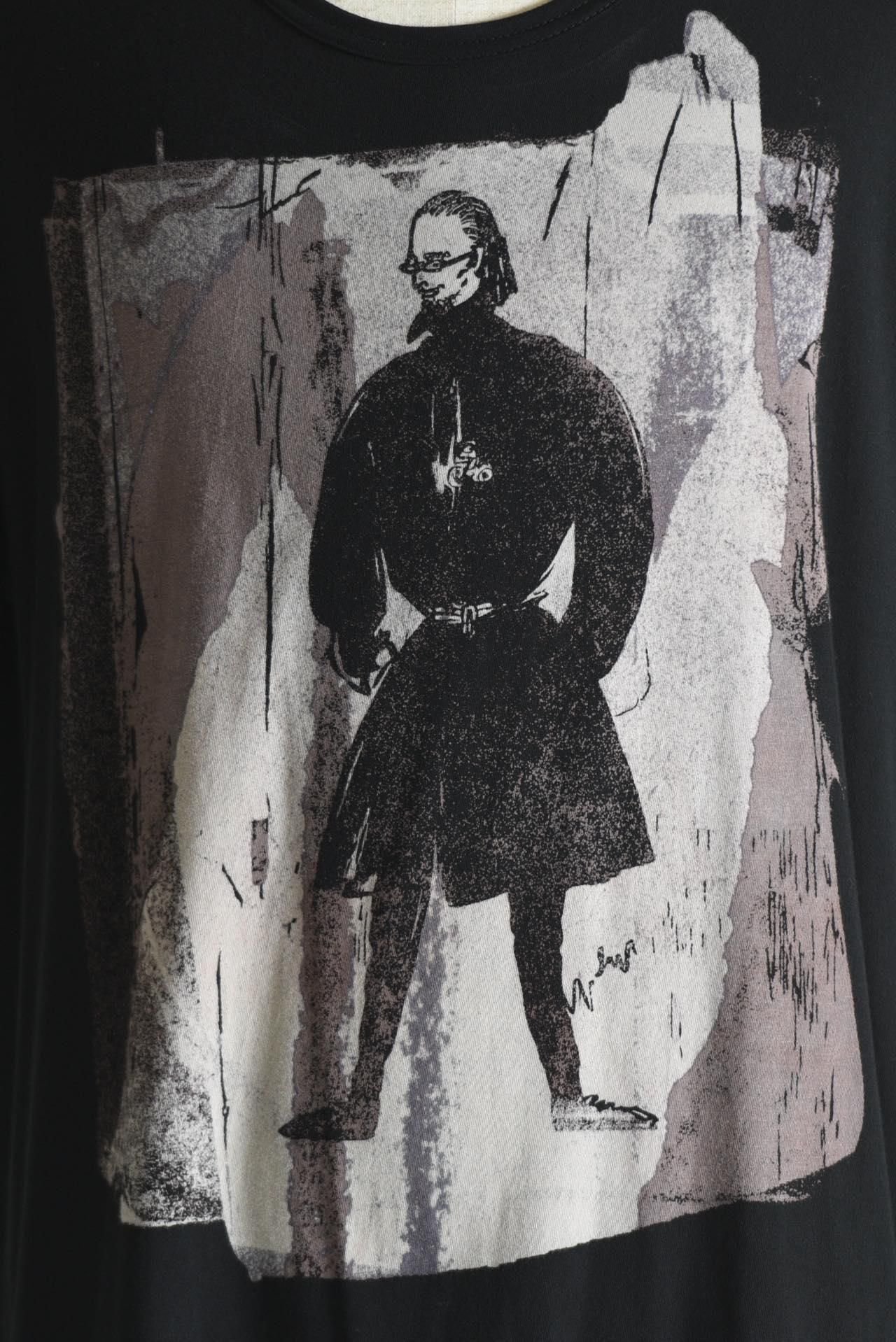 Yohji Yamamoto POUR HOMME デッサンカットソー 黒前姿 - Ka na ta