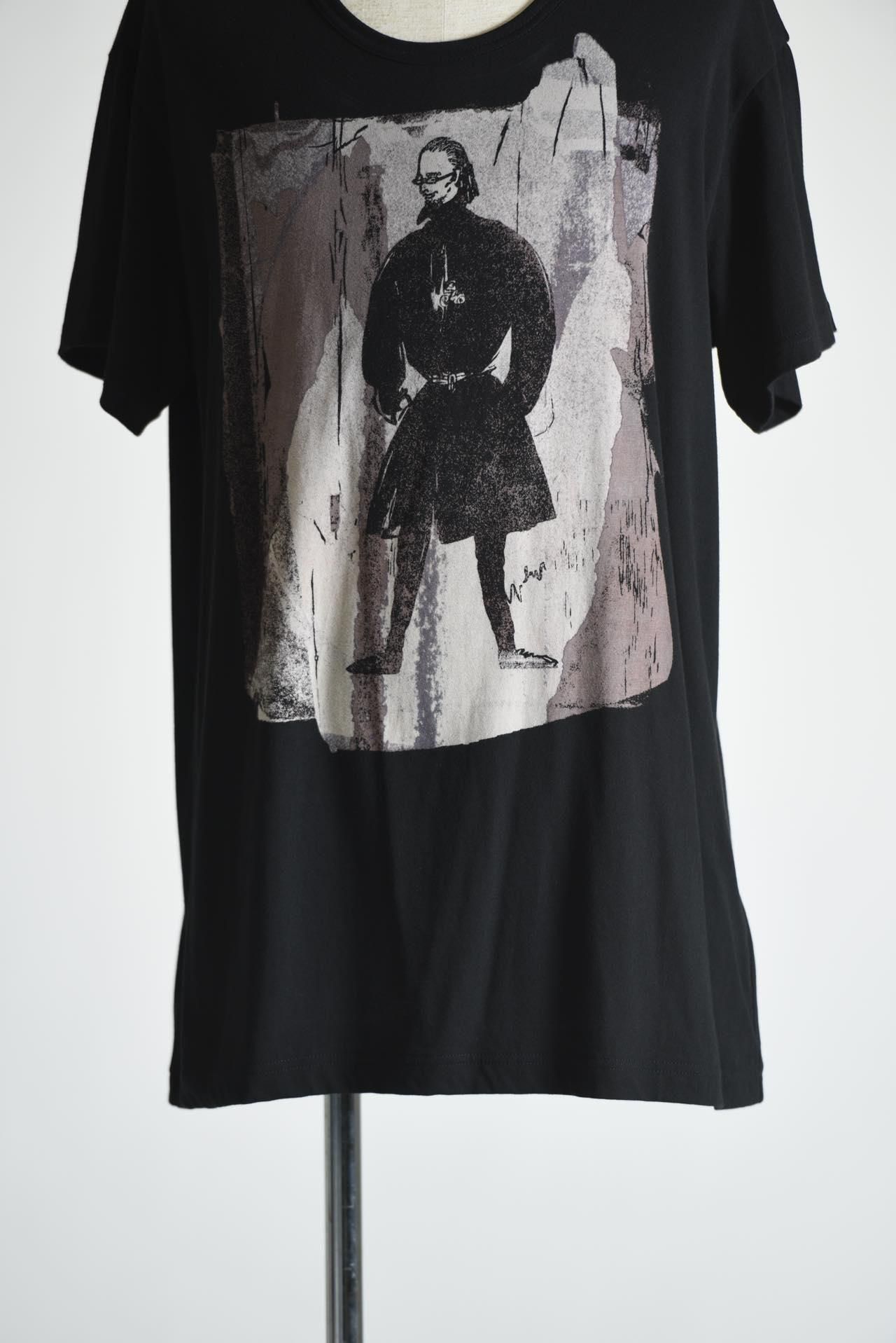 Yohji Yamamoto POUR HOMME デッサンカットソー 黒前姿 - Ka na ta