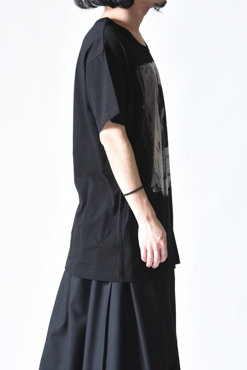 Yohji Yamamoto POUR HOMME デッサンカットソー 黒前姿 - Ka na