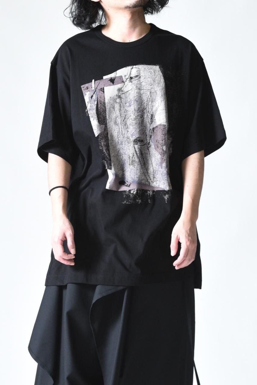 【楽天カード分割】 Yohji Yamamoto na Ka - 白後姿 デッサンカットソー HOMME POUR パンツ