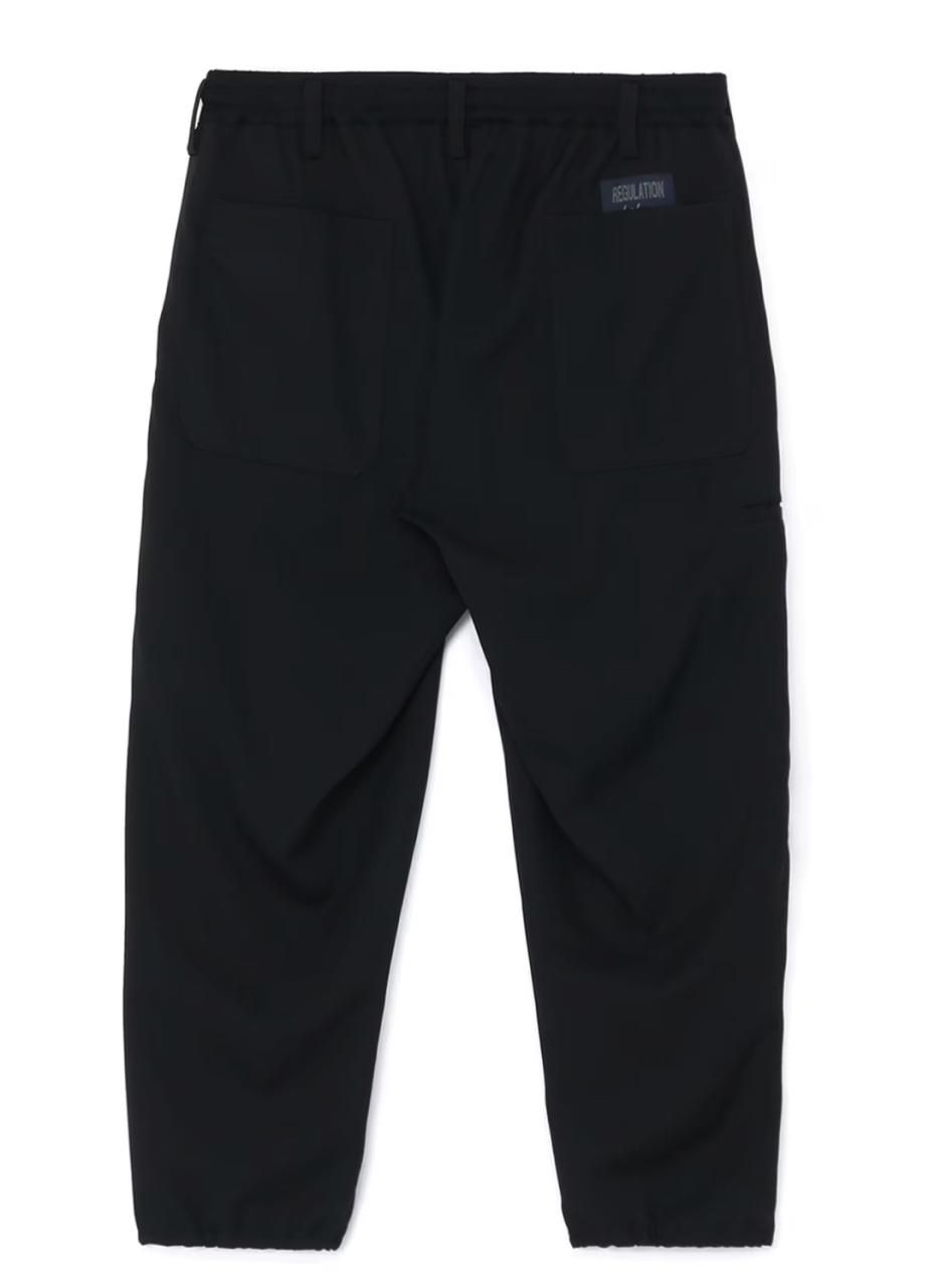 Yohji Yamamoto POUR HOMME ウールギャバジン裾ゴムパンツ - Ka Yohji Yamamoto POUR HOMME ウールギャバジン裾ゴムパンツ - Ka