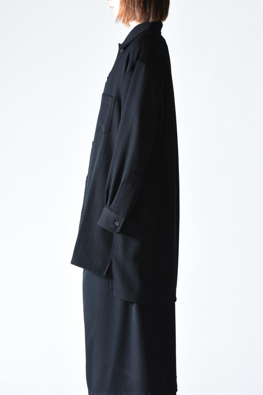 Yohji Yamamoto POUR HOMME アーミーギャバジンビッグブラウス Yohji Yamamoto POUR HOMME アーミーギャバジンビッグブラウス