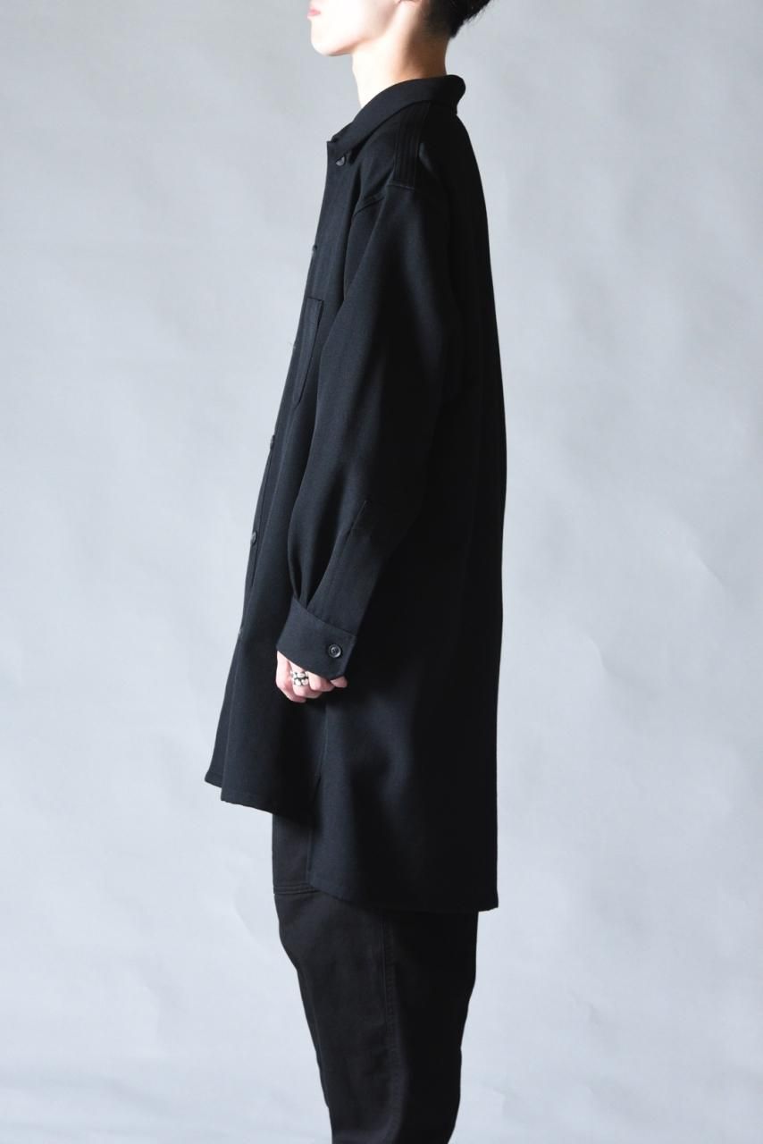 Yohji Yamamoto POUR HOMME アーミーギャバジンビッグブラウス Yohji Yamamoto POUR HOMME アーミーギャバジンビッグブラウス