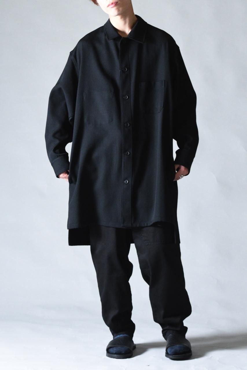 Yohji Yamamoto POUR HOMME アーミーギャバジンビッグブラウス Yohji Yamamoto POUR HOMME アーミーギャバジンビッグブラウス