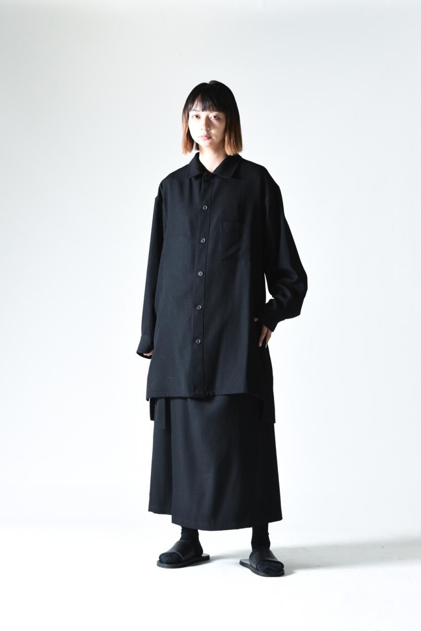 Yohji Yamamoto POUR HOMME アーミーギャバジンビッグブラウス Yohji Yamamoto POUR HOMME アーミーギャバジンビッグブラウス