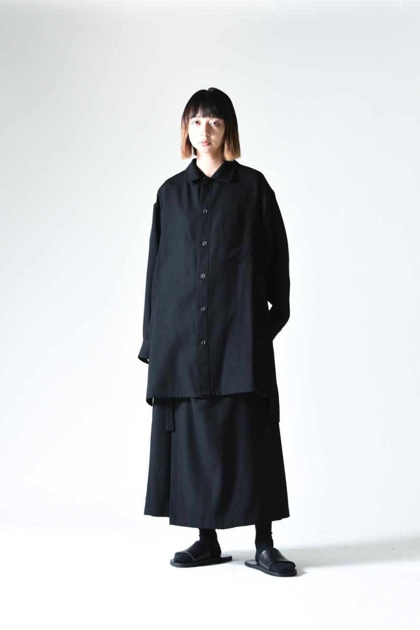 yohji yamamoto - pour homme | 衿なしJKT / アーミーギャバ