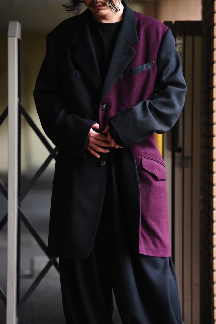 Y's for men COMBINATION JACKET WITH ZIG-ZAG STITCH - Ka na Y's for men COMBINATION JACKET WITH ZIG-ZAG STITCH - Ka na