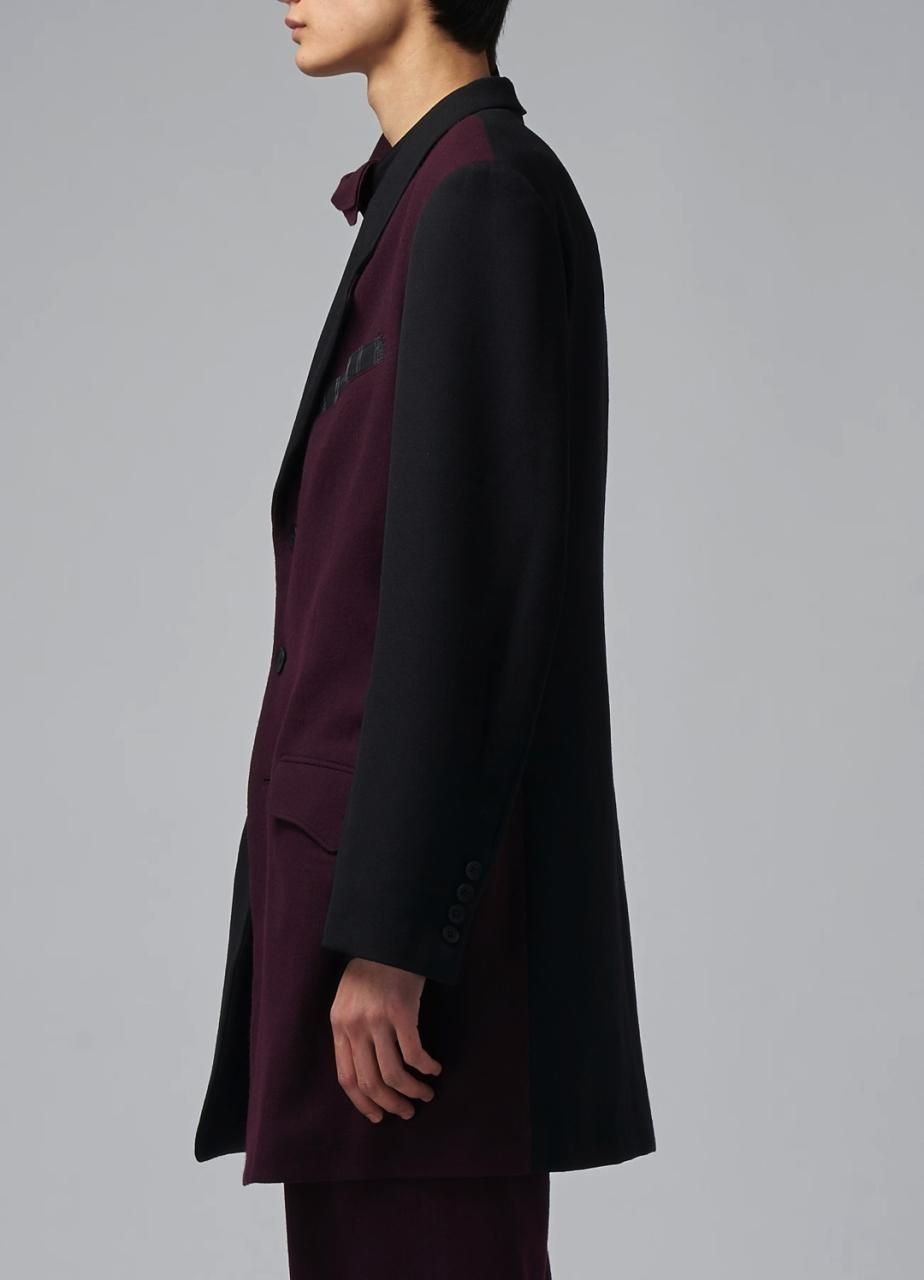 Y's for men COMBINATION JACKET WITH ZIG-ZAG STITCH - Ka na Y's for men COMBINATION JACKET WITH ZIG-ZAG STITCH - Ka na