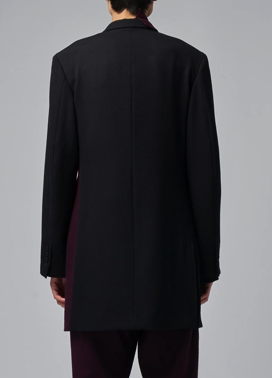 Y's for men COMBINATION JACKET WITH ZIG-ZAG STITCH - Ka na Y's for men COMBINATION JACKET WITH ZIG-ZAG STITCH - Ka na