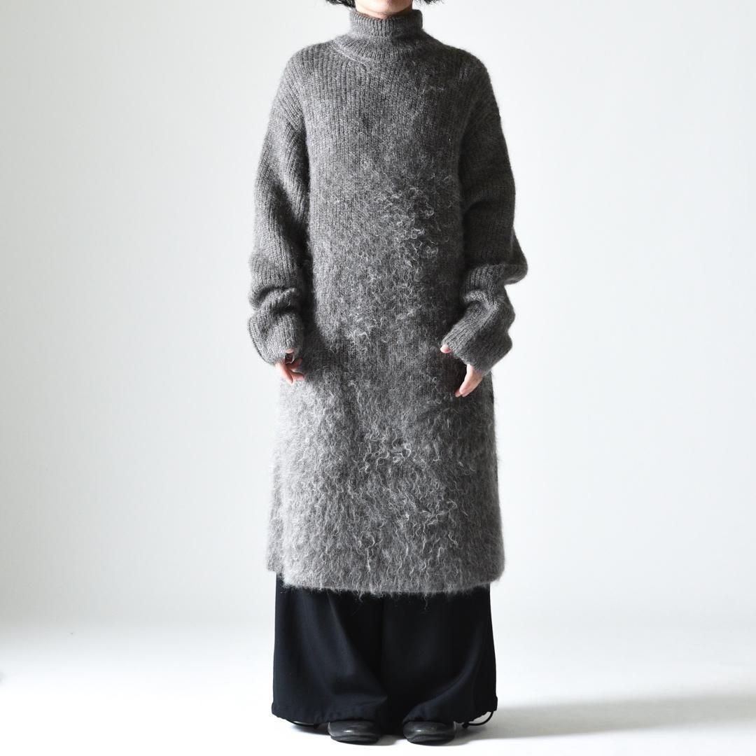 Yohji Yamamoto POUR HOMME モヘア×アルパカ×ウールタートル Yohji Yamamoto POUR HOMME モヘア×アルパカ×ウールタートル